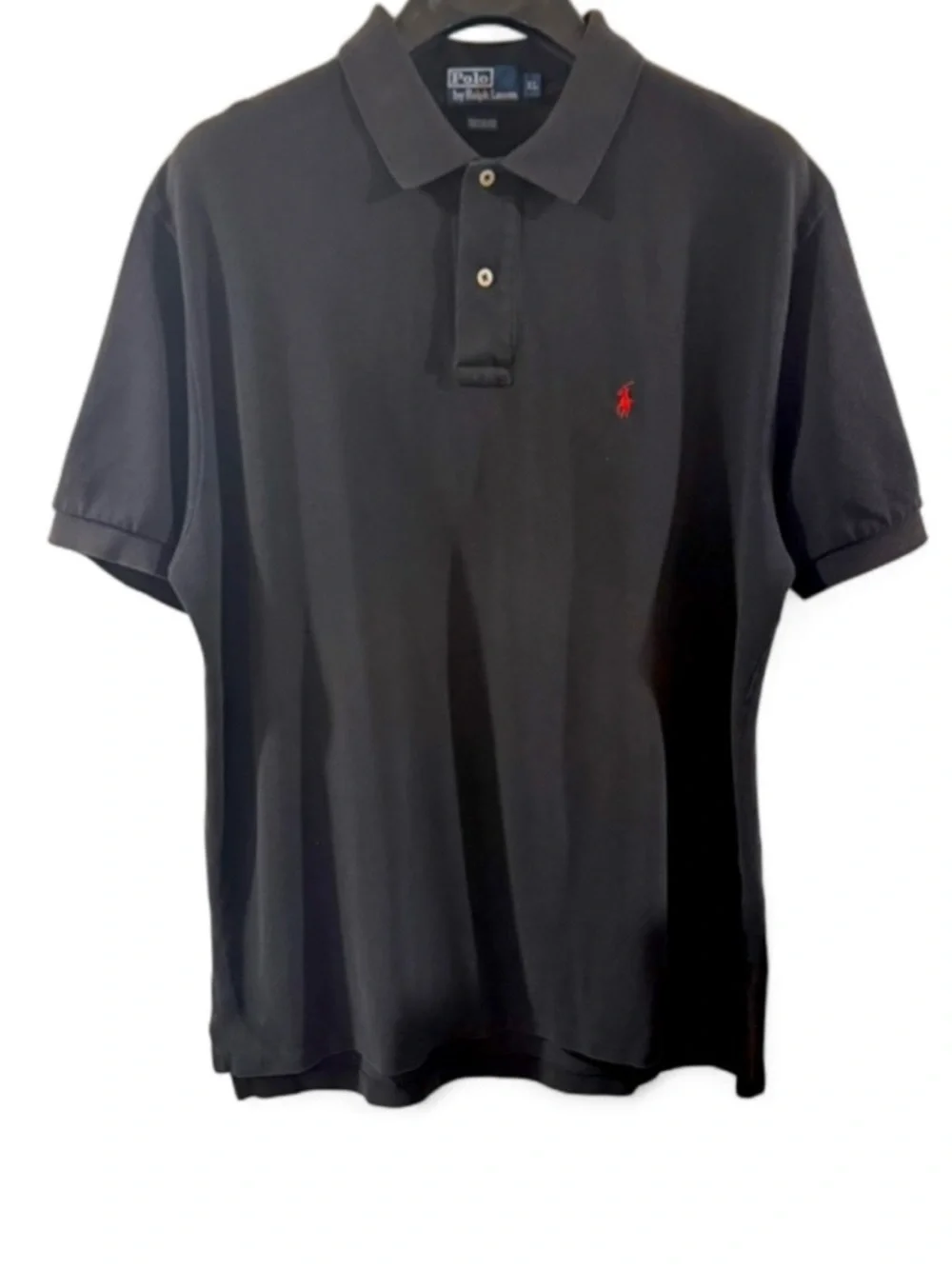 Men’s Polo Ralph Lauren Black Polo Shirt Size XL